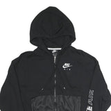 NIKE Womens Black Air Full Zip Hoodie S Sweatshirt Cotton Blend Casual