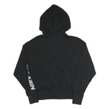 NIKE Womens Black Air Full Zip Hoodie S Sweatshirt Cotton Blend Casual