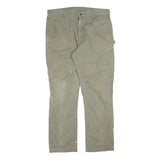 CARHARTT Mens Cotton Blend Fawn Regular Straight Trousers W40 L34 Workwear