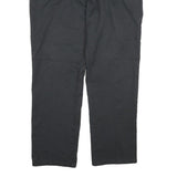 DICKIES Mens Cotton Black Regular Straight Trousers W38 L32 Workwear Zip Closure