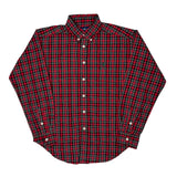 Age 10-12 Ralph Lauren Checked Shirt - Medium Red Cotton