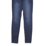 GUESS Womens Slim Fit Skinny Blue Denim Jeans W30 L31 Zip Cotton Blend