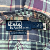 Polo By Ralph Lauren Checked Short Sleeve Shirt - Medium Multicoloured Cotton
