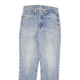 CARHARTT Mens Slim Light Blue Denim Jeans W30 L32 Casual Cotton Blend Zip
