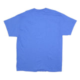 GILDAN Mens Blue Lindsey Wilson College Blue Raiders Softball T-Shirt XL Crew