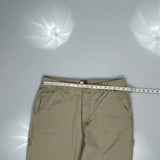 Tommy Hilfiger Carpenter Trousers - 37W 32L Beige Cotton