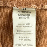 Big Smith Carpenter Shorts - 34W 10L Brown Cotton