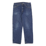 DICKIES Mens Blue Regular Fit Straight Denim Jeans W36 L32 Workwear Casual