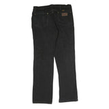 WRANGLER Mens Jeans Black Slim Straight Denim W32 L31 Classic Casual Wear
