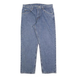 WRANGLER Mens Regular Fit Blue Denim Jeans W34 L30 Classic Cotton Blend Zip