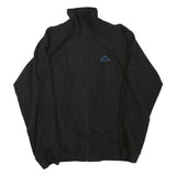 KAPPA Mens Black Jacket M Polyester Blend Track Plain Casual Zip Up