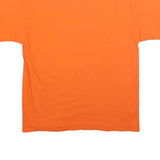 RUSSELL ATHLETIC Mens Orange Boise State Broncos Graphic T-Shirt L Short Sleeve