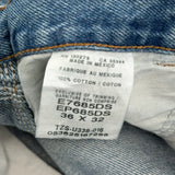 Levis Carpenter Jeans - 36W 32L Blue Cotton