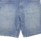 BOSSINI Mens Shorts Blue Casual M W34 Cotton Blend Lightweight Design