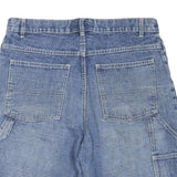 BOSSINI Mens Shorts Blue Casual M W34 Cotton Blend Lightweight Design