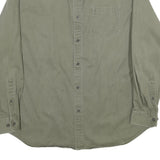 CROFT & BARROW Mens Green XL Cotton Button Down Shirt Casual Wear