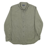 CROFT & BARROW Mens Green XL Cotton Button Down Shirt Casual Wear