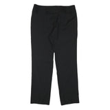 DOLCE & GABBANA Womens Black Wool Blend Regular Fit Straight Leg Trousers W34