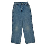 Wrangler Double Knee Carpenter Jeans - 26W 31L Blue Denim