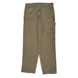 Wrangler Carpenter Pants - 36W 34L Brown Cotton
