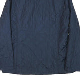 TOMMY HILFIGER Womens Blue Red Jacket M Polyester Quilted Zip Up Outerwear