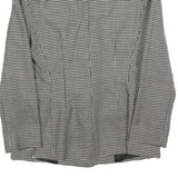 PENNY BLACK Womens Black & White Houndstooth Blazer Jacket UK 12 Wool Tailored