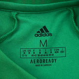 Multnomah University Lions Adidas Striped Football Shirt - Medium Green Polyester