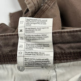 Carhartt Double Knee Carpenter Shorts - 30W 9L Brown Cotton