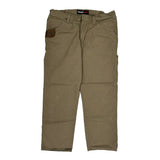 Wrangler Carpenter Trousers - 36W 30L Khaki Cotton