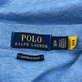 Custom Slim Fit Polo By Ralph Lauren Polo Shirt - XL Blue Cotton