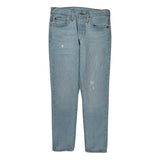 501 Levis Jeans - 30W UK 10 Light Wash Cotton