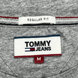 Tommy Jeans T-Shirt - Medium Grey Cotton