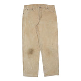 DICKIES Mens Jeans Beige Relaxed Straight Denim Medium W36 L32 Workwear Utility
