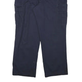 DICKIES Mens Navy Blue Relaxed Fit Cargo Trousers W36 L31 Workwear Durable