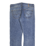LEVI'S 501 Mens Jeans Blue Regular Straight Denim Medium W36 L34 Classic Button