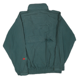 NEWPORT Mens Green Polyester Blend Zip Jacket M Plain Lightweight Workwear