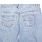 FLAGSHIP Mens Shorts Blue Denim Casual 2XL W40 Cotton Blend Relaxed Fit