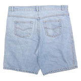 FLAGSHIP Mens Shorts Blue Denim Casual 2XL W40 Cotton Blend Relaxed Fit