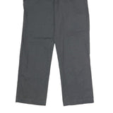 DICKIES Mens Polyester Blend Classic Black Trousers W34 L30 Workwear Zip Closure