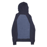 J.CREW Mens Navy & Blue Cotton Blend Pullover Hoodie S Casual Sweatshirt