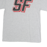 NFL Mens Grey San Francisco Logo Graphic T-Shirt M Short Sleeve Crew Neck
