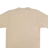 CARHARTT Mens Beige Pocket T-Shirt S Short Sleeve Crew Neck Workwear Casual