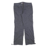 ENERGY Mens Polyester Blend Navy Regular Cargo Trousers W34 L32 Zip Pockets