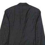 BOGGI Mens Black Wool Classic Fit Jacket M Button Plain Tailored