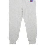 CHAMPION Mens Joggers Grey S W30 L29 Slim Tapered Cotton Blend Sportswear