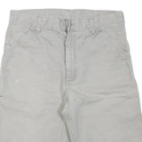 CARHARTT Mens Shorts Beige Casual Plain M W34 Cotton Blend Workwear
