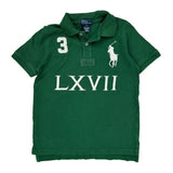 Age 7 Polo By Ralph Lauren Polo Shirt - Small Green Cotton