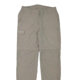 REGATTA Womens Polyester Blend Beige Regular Fit Zip Trousers W29 L31 Outdoor