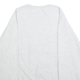 JERZEES Mens Grey Rolling Hills Fitness Crew Neck M Cotton Blend Pullover