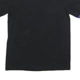 MAJESTIC Mens Black & Blue Mets Graphic T-Shirt M Short Sleeve Crew Neck